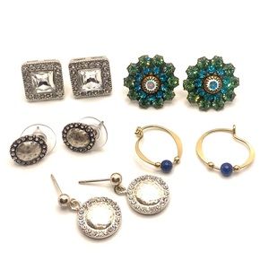 Vintage Estate Jewelry 70's 80's 90's Earrings Including Blue Lapis ✨ F020